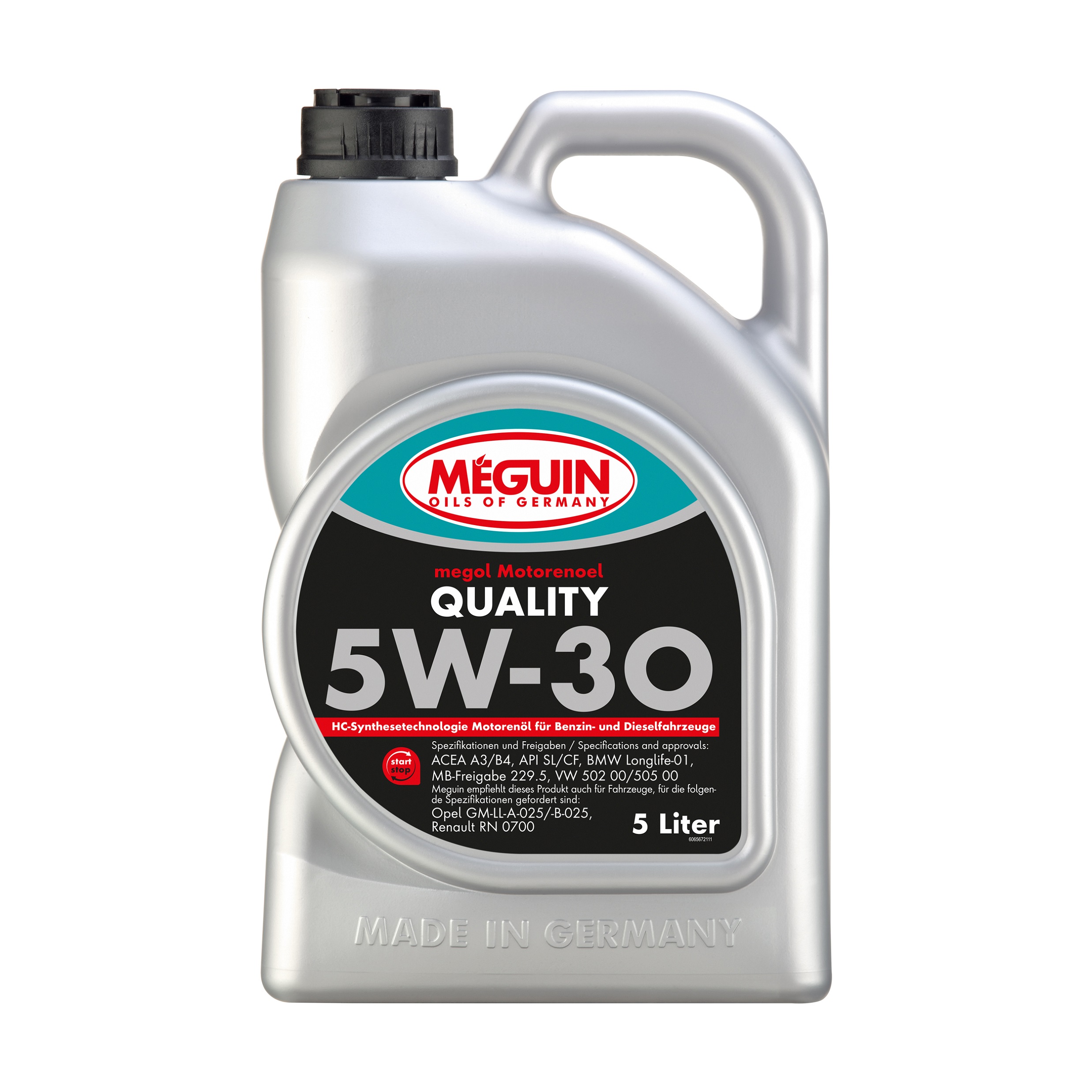 Олива моторна Meguin QUALITY SAE 5W-30 5 л